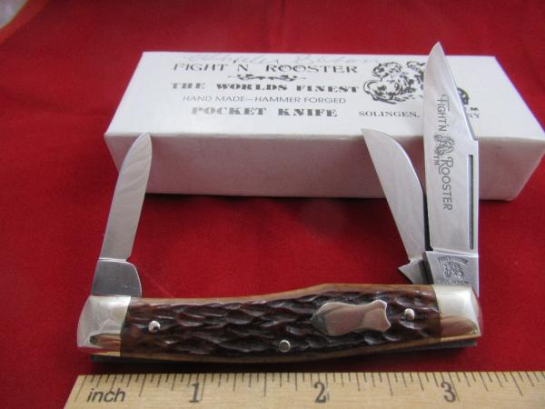 Fight'N Rooster Brown Bone Gunstock  Stockman 