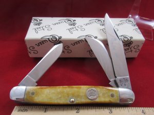 Queen Smooth Burnt Bone Stockman Pattern # BB5 