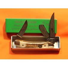 Hen & Rooster (Bull Rider) Fantastic Sowbelly Stockman w/ Deer Stag Handles - NOS - NM/M -1 of 100 Hen & Rooster (Bull Rider) Fantastic Sowbelly Stockman w/ Deer Stag Handles - NOS - NM/M -1 of 100