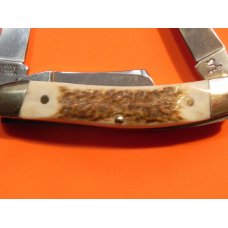 Hen & Rooster (Bull Rider) Fantastic Sowbelly Stockman w/ Deer Stag Handles - NOS - NM/M -1 of 100 Hen & Rooster (Bull Rider) Fantastic Sowbelly Stockman w/ Deer Stag Handles - NOS - NM/M -1 of 100