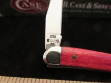 Case XX Smooth Red Bone 2000 Case Shield Tiny Texas ToothPick Pattern # 610096 SSMSM