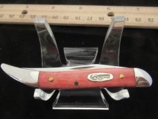 Case XX Smooth Red Bone 2000 Case Shield Tiny Texas ToothPick Pattern # 610096 SSMSM