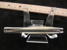 Case XX 2000  Shield & Tang Stamp Burnt White Bone  Tiny Texas Toothpick Pattern 610096 SS