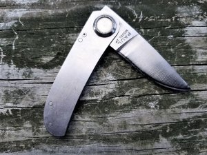 GERBER PAUL 2P AXIAL FOLDING LOCK BACK KNIFE STAINLESS HANDLE PREOWNED VG+ TO EXCELLENT 
