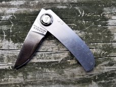 GERBER PAUL 2P AXIAL FOLDING LOCK BACK KNIFE STAINLESS HANDLE PREOWNED VG+ TO EXCELLENT GERBER PAUL 2P AXIAL FOLDING LOCK BACK KNIFE STAINLESS HANDLE PREOWNED VG+ TO EXCELLENT