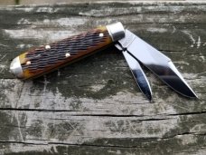 GEC GREAT EASTERN NORTHFIELD BOY'S KNIFE #14 ANTIQUE YELLOW BONE 2 BLADE GEC GREAT EASTERN NORTHFIELD BOY'S KNIFE #14 ANTIQUE YELLOW BONE 2 BLADE
