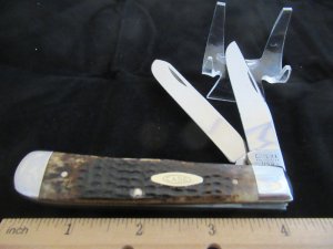 Case XX 1980 Brown Bone Trapper Pattern # 6254 