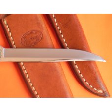 Vintage Ka-Bar 2 Fixed Blade Set Hunting Knives w/ Stacked Handles + Original Sheaths. - NOS & M/NM Vintage Ka-Bar 2 Fixed Blade Set Hunting Knives w/ Stacked Handles + Original Sheaths. - NOS & M/NM