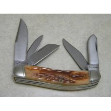 Schatt & Morgan Keystone Series XX 2010 Reverse Worm Groove Bone 045160 Sowbelly Knife in Box Schatt & Morgan Keystone Series XX 2010 Reverse Worm Groove Bone 045160 Sowbelly Knife in Box
