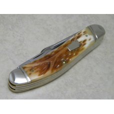 Schatt & Morgan Keystone Series XX 2010 Reverse Worm Groove Bone 045160 Sowbelly Knife in Box Schatt & Morgan Keystone Series XX 2010 Reverse Worm Groove Bone 045160 Sowbelly Knife in Box