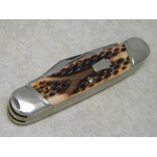 Schatt & Morgan Keystone Series XX 2010 Reverse Worm Groove Bone 043163 Whittler Knife in Box Schatt & Morgan Keystone Series XX 2010 Reverse Worm Groove Bone 043163 Whittler Knife in Box