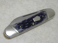 Schatt & Morgan Keystone Series Blue Bone 042264 Canoe Knife in Box c.1996