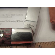 Canal Street Cutlery CO-OP Red Hill Cutlery Red Fannel Micarta Pinch Lockback 