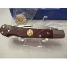 Canal Street Cutlery CO-OP Red Hill Cutlery Red Fannel Micarta Pinch Lockback 