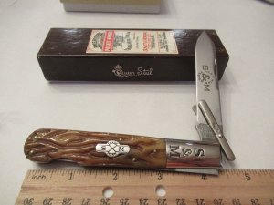 Schatt & Morgan Worm Grove Honey Bone Cheetah Pattern # 04121L Series 2 