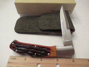 Moki Red Bone Lockback Model MK-433anz , Kronos 