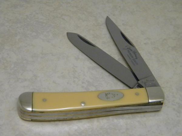 Jim Bowie (German Eye) Premium Quality Hand Made Germany Yellow Trapper Knife Jim Bowie (German Eye) Premium Quality Hand Made Germany Yellow Trapper Knife
