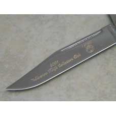 Schatt & Morgan Pearl 2001 Wolverine Knife Collectors Club Swing Guard Lockback Knife in Box Schatt & Morgan Pearl 2001 Wolverine Knife Collectors Club Swing Guard Lockback Knife in Box