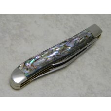 Robeson ShurEdge USA Mastercraft (Queen Cut. Co.) Abalone Pearl #14 Peanut Knife in Box