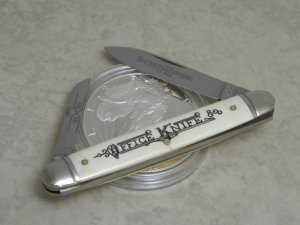 Schatt & Morgan Titusville, PA Keyestone Series XIII Mammoth Ivory 122221 Office Knife c.2003