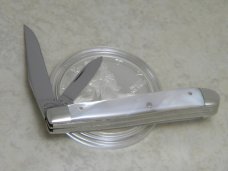 Schatt & Morgan Titusville, PA Series 9 Pearl 052117 Reversed Peanut Knife c.2004