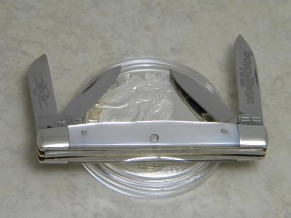 Schatt & Morgan Titusville, PA Pearl 054230 Baby Congress Knife c.2006 Schatt & Morgan Titusville, PA Pearl 054230 Baby Congress Knife c.2006