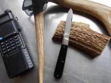 Rodgers  Bare Head Jack  Smooth Black Handles   England