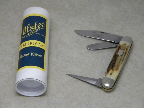 Ulster Knife Co. USA (Great Eastern Cutlery) Stag Cattle Punch Stockman in Tube c.2010 Ulster Knife Co. USA (Great Eastern Cutlery) Stag Cattle Punch Stockman in Tube c.2010