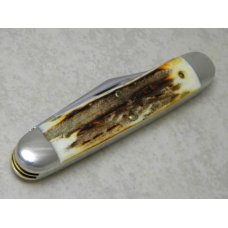 Ulster Knife Co. USA (Great Eastern Cutlery) Stag Cattle Punch Stockman in Tube c.2010