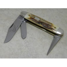 Ulster Knife Co. USA (Great Eastern Cutlery) Stag Cattle Punch Stockman in Tube c.2010 Ulster Knife Co. USA (Great Eastern Cutlery) Stag Cattle Punch Stockman in Tube c.2010