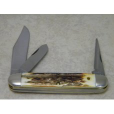 Ulster Knife Co. USA (Great Eastern Cutlery) Stag Cattle Punch Stockman in Tube c.2010 Ulster Knife Co. USA (Great Eastern Cutlery) Stag Cattle Punch Stockman in Tube c.2010