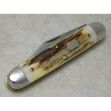Ulster Knife Co. USA (Great Eastern Cutlery) Stag Cattle Punch Stockman in Tube c.2010 Ulster Knife Co. USA (Great Eastern Cutlery) Stag Cattle Punch Stockman in Tube c.2010