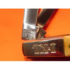 Vintage I*XL Barlow Pocket Knife w/ Super Gnarly Stag Handles -I*XL Blade Etch-IXL –Great Snap -NOS