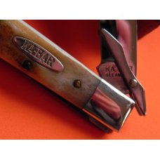 Vintage Ka-Bar Cheetah Swing Guard Knife w/ Pocket Worn Stag Handles -NM & NOS Vintage Ka-Bar Cheetah Swing Guard Knife w/ Pocket Worn Stag Handles -NM & NOS