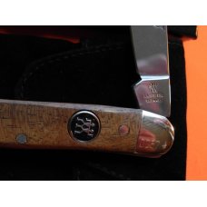 Vintage J A Henckels 3 Blade Whittler (HK7) Pocket Knife w/ GunStock Walnut Handles -COA & Box -NOS Vintage J A Henckels 3 Blade Whittler (HK7) Pocket Knife w/ GunStock Walnut Handles -COA & Box -NOS