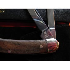 Vintage J A Henckels 3 Blade Whittler (HK7) Pocket Knife w/ GunStock Walnut Handles -COA & Box -NOS Vintage J A Henckels 3 Blade Whittler (HK7) Pocket Knife w/ GunStock Walnut Handles -COA & Box -NOS