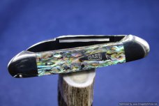 Case Classic 83094 Genuine Heart Abalone Pearl Gunboat Prototype. Case Classic 83094 Genuine Heart Abalone Pearl Gunboat Prototype.