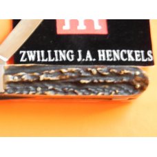 Vintage J A Henckels "Friodur" 3 Blade Push Lever Lock Large Hunter Gnarly Stag Handles -MDL# 2107 Vintage J A Henckels "Friodur" 3 Blade Push Lever Lock Large Hunter Gnarly Stag Handles -MDL# 2107