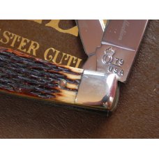 Vintage 1979 Queen Master Cutler Collection GunStock 1 Pocket Knife w/ Beautiful Handles in Display