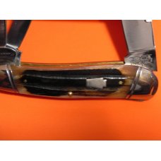 Schatt & Morgan Carpenters Whittler Pocket Knife w Amber Winterbottom Handles & Blade Etch -1 of 30 Schatt & Morgan Carpenters Whittler Pocket Knife w Amber Winterbottom Handles & Blade Etch -1 of 30