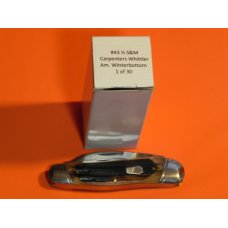 Schatt & Morgan Carpenters Whittler Pocket Knife w Amber Winterbottom Handles & Blade Etch -1 of 30 Schatt & Morgan Carpenters Whittler Pocket Knife w Amber Winterbottom Handles & Blade Etch -1 of 30