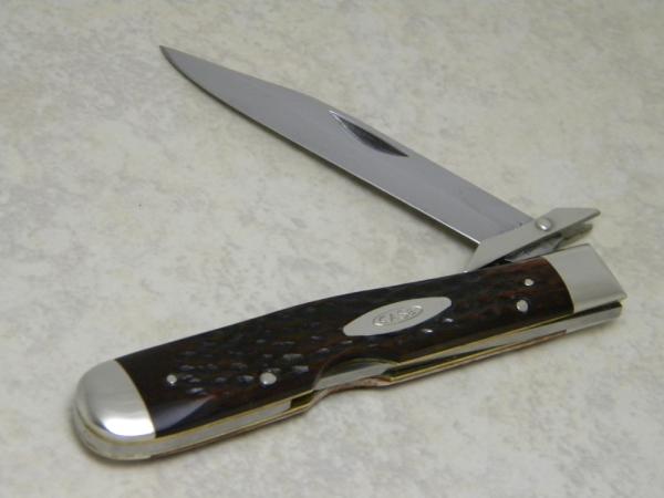 Case XX USA 6 Dot (1974) Pretty Bone 6111 1/2 Swing Guard Cheetah Pattern Lockback Knife Case XX USA 6 Dot (1974) Pretty Bone 6111 1/2 Swing Guard Cheetah Pattern Lockback Knife