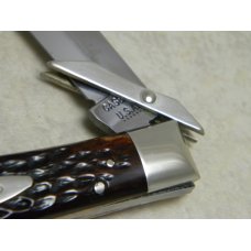 Case XX USA 6 Dot (1974) Pretty Bone 6111 1/2 Swing Guard Cheetah Pattern Lockback Knife Case XX USA 6 Dot (1974) Pretty Bone 6111 1/2 Swing Guard Cheetah Pattern Lockback Knife