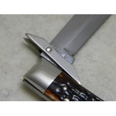 Case XX USA 6 Dot (1974) Pretty Bone 6111 1/2 Swing Guard Cheetah Pattern Lockback Knife Case XX USA 6 Dot (1974) Pretty Bone 6111 1/2 Swing Guard Cheetah Pattern Lockback Knife