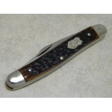 C. Schlieper German Eye Solingen Germany Bone Serpentine Stockman Knife C. Schlieper German Eye Solingen Germany Bone Serpentine Stockman Knife