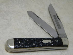 German Eye 3 Eye Premium Quality Hammer Forged Solingen Germany Bone Trapper Knife