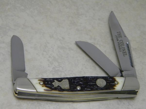 John Primble Belknap Inc. "The Colonel" Delrin 0001 Stockman Knife John Primble Belknap Inc. "The Colonel" Delrin 0001 Stockman Knife