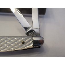 Schatt & Morgan Checkered Pearl Wharncliff Whittler Schatt & Morgan Checkered Pearl Wharncliff Whittler