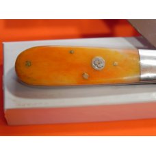 Colonel Coon (by Queen) Barlow Pocket Knife w Bone Handles & +Orig Box -Low Production Run Colonel Coon (by Queen) Barlow Pocket Knife w Bone Handles & +Orig Box -Low Production Run