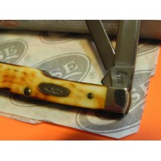 Case xx 1986 GunStock Knife (6215 SS) w Beautiful Pocket Worn Antique Bone Handles -NOS & A Beauty! Case xx 1986 GunStock Knife (6215 SS) w Beautiful Pocket Worn Antique Bone Handles -NOS & A Beauty!